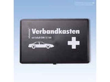 Verbandkasten Kfz schwarz mit Füllung nach Kfz-Standart DIN 13164 - 